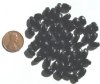 50 9mm Twisted Black Ovals